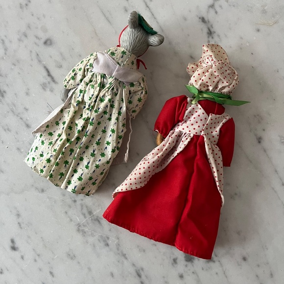 Vintage Ceramic Mouse and Bear Soft Body Figurines - Picture 4 of 4